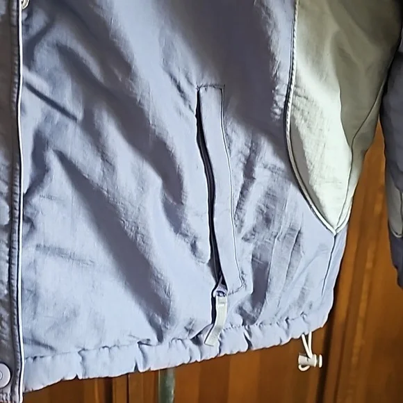 Vintage Alaska Frontier winter snow ski jacket removable hood zipper nylon coat - Picture 8 of 13